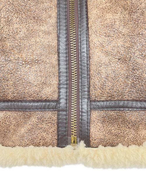 -（-）- (-) Ｂ-3フライトジャケット ブラウン サイズ:Lの古着・服飾アイテム