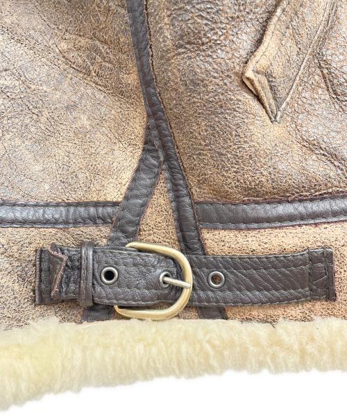 -（-）- (-) Ｂ-3フライトジャケット ブラウン サイズ:Lの古着・服飾アイテム