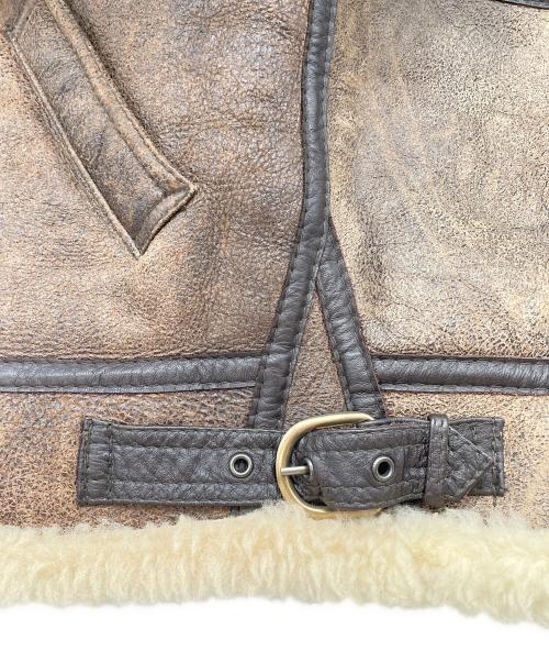 -（-）- (-) Ｂ-3フライトジャケット ブラウン サイズ:Lの古着・服飾アイテム