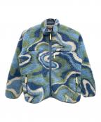 Patagoniaパタゴニア）の古着「Natural Blend Retro Cardigan」｜ブルー