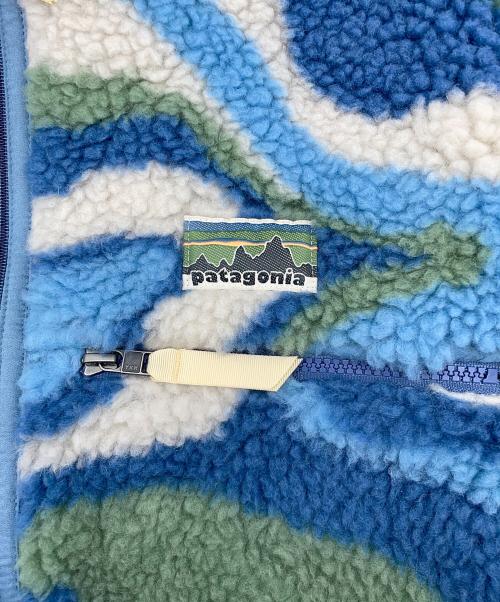 Patagonia（パタゴニア）Patagonia (パタゴニア) Natural Blend Retro Cardigan ブルー サイズ:XLの古着・服飾アイテム