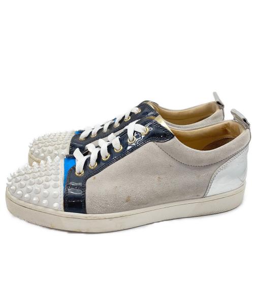 Christian Louboutin（クリスチャン・ルブタン）Christian Louboutin (クリスチャン・ルブタン) ローカットスニーカー グレー サイズ:41の古着・服飾アイテム