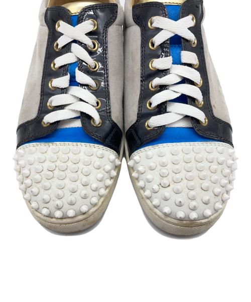Christian Louboutin（クリスチャン・ルブタン）Christian Louboutin (クリスチャン・ルブタン) ローカットスニーカー グレー サイズ:41の古着・服飾アイテム