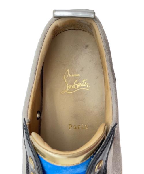 Christian Louboutin（クリスチャン・ルブタン）Christian Louboutin (クリスチャン・ルブタン) ローカットスニーカー グレー サイズ:41の古着・服飾アイテム