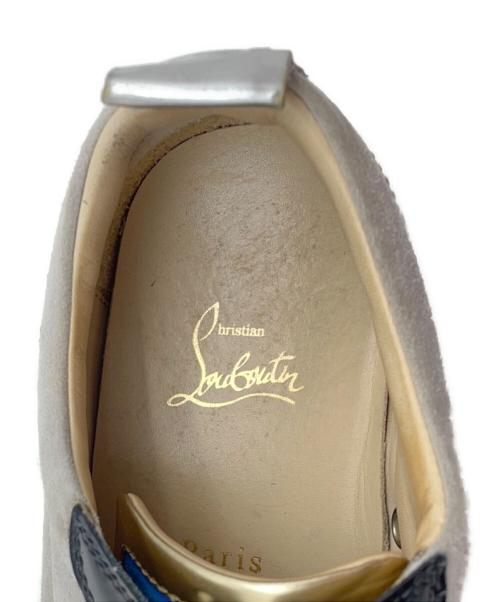 Christian Louboutin（クリスチャン・ルブタン）Christian Louboutin (クリスチャン・ルブタン) ローカットスニーカー グレー サイズ:41の古着・服飾アイテム