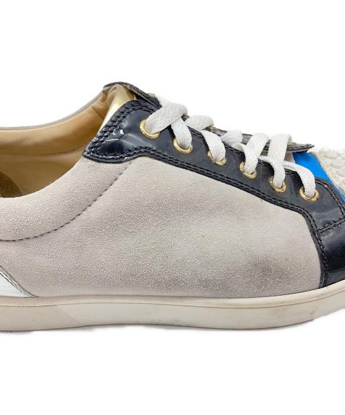 Christian Louboutin（クリスチャン・ルブタン）Christian Louboutin (クリスチャン・ルブタン) ローカットスニーカー グレー サイズ:41の古着・服飾アイテム