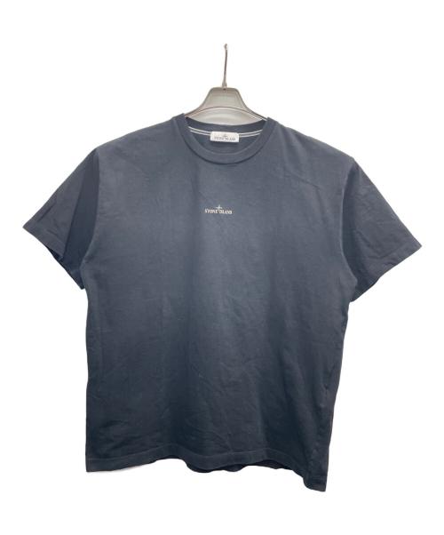 STONE ISLAND（ストーンアイランド）STONE ISLAND (ストーンアイランド) ロゴTシャツ ブラック サイズ:XLの古着・服飾アイテム