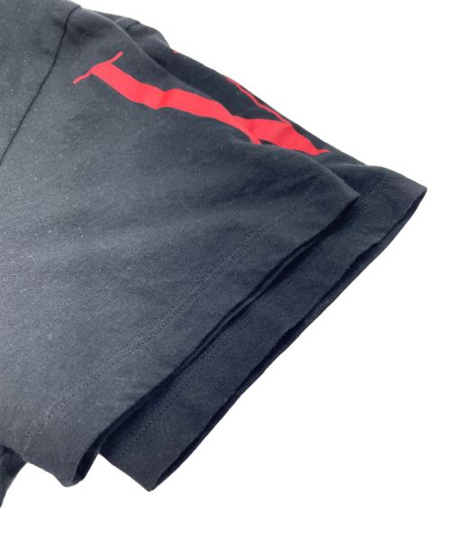 VALENTINO（ヴァレンティノ）VALENTINO (ヴァレンティノ) プリントカットソー ブラック×レッド サイズ:XLの古着・服飾アイテム