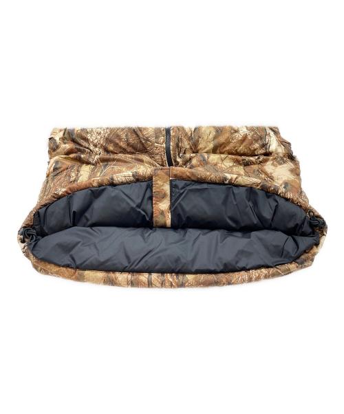 THE NORTH FACE（ザ ノース フェイス）THE NORTH FACE (ザ ノース フェイス) Novelty Nuptse Jacket ベージュ×ブラック サイズ:Lの古着・服飾アイテム