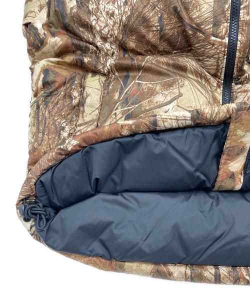 THE NORTH FACE（ザ ノース フェイス）THE NORTH FACE (ザ ノース フェイス) Novelty Nuptse Jacket ベージュ×ブラック サイズ:Lの古着・服飾アイテム