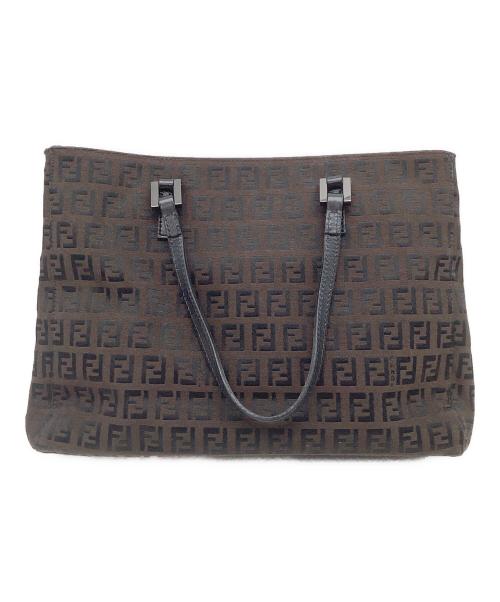 FENDI（フェンディ）FENDI (フェンディ) ハンドバッグ ブラウンの古着・服飾アイテム