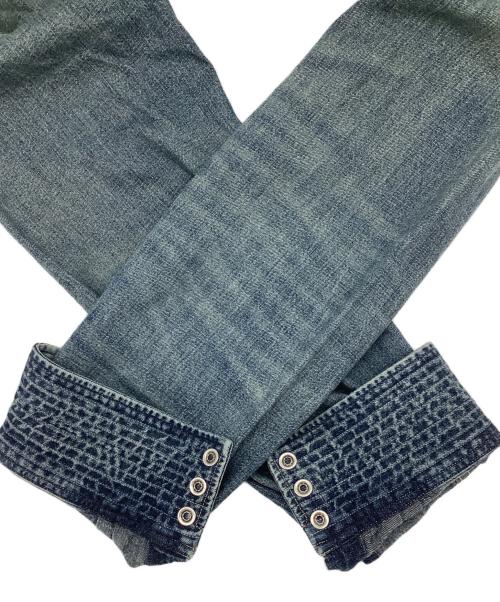 RRL（ダブルアールエル）RRL (ダブルアールエル) コンチョボタンデニムウエスタンシャツ インディゴ サイズ:Mの古着・服飾アイテム