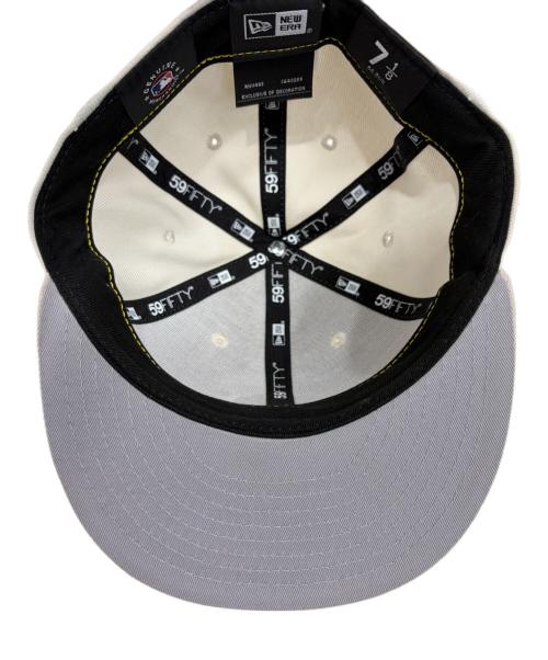 New Era（ニューエラ）New Era (ニューエラ) 59FIFTY NY YANKEES ホワイト サイズ:SIZE 7 1/8(56.8cm)の古着・服飾アイテム