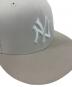 中古・古着 New Era (ニューエラ) 59FIFTY NY YANKEES ホワイト サイズ:SIZE 7 1/8(56.8cm)：4000円