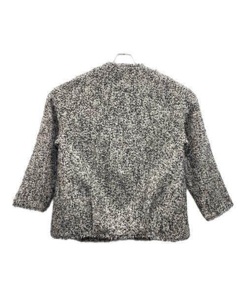 IENA（イエナ）IENA (イエナ) ループヤーンノーカラージャケットコート グレー サイズ:Freeの古着・服飾アイテム