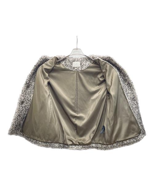 IENA（イエナ）IENA (イエナ) ループヤーンノーカラージャケットコート グレー サイズ:Freeの古着・服飾アイテム