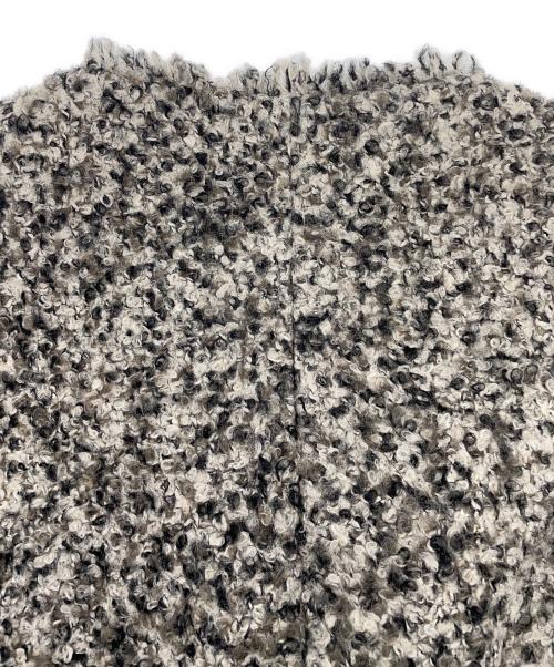 IENA（イエナ）IENA (イエナ) ループヤーンノーカラージャケットコート グレー サイズ:Freeの古着・服飾アイテム