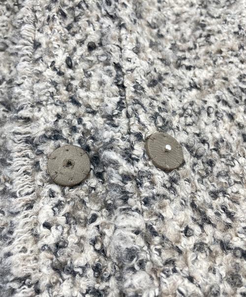 IENA（イエナ）IENA (イエナ) ループヤーンノーカラージャケットコート グレー サイズ:Freeの古着・服飾アイテム