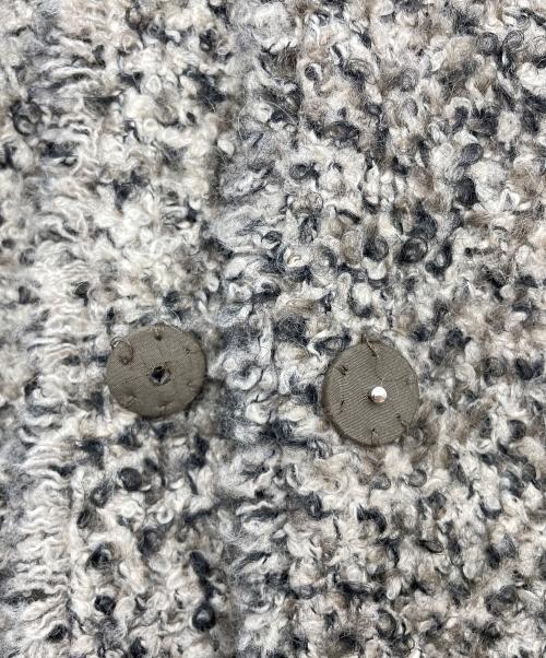 IENA（イエナ）IENA (イエナ) ループヤーンノーカラージャケットコート グレー サイズ:Freeの古着・服飾アイテム