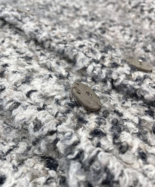 IENA（イエナ）IENA (イエナ) ループヤーンノーカラージャケットコート グレー サイズ:Freeの古着・服飾アイテム