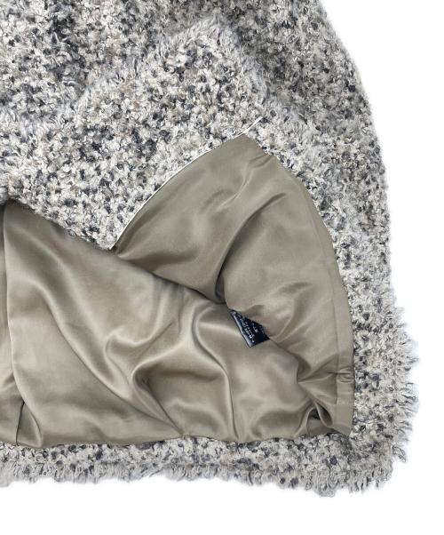 IENA（イエナ）IENA (イエナ) ループヤーンノーカラージャケットコート グレー サイズ:Freeの古着・服飾アイテム