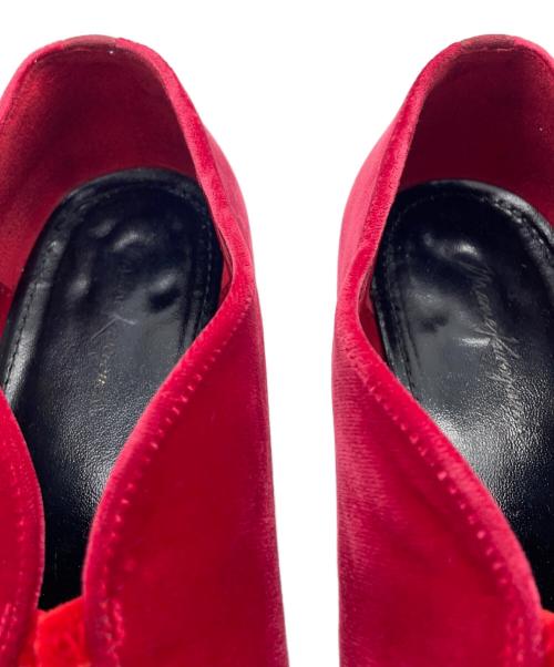 Mame Kurogouchi（マメクロゴウチ）Mame Kurogouchi (マメクロゴウチ) バレエシューズ レッド サイズ:23.5cmの古着・服飾アイテム