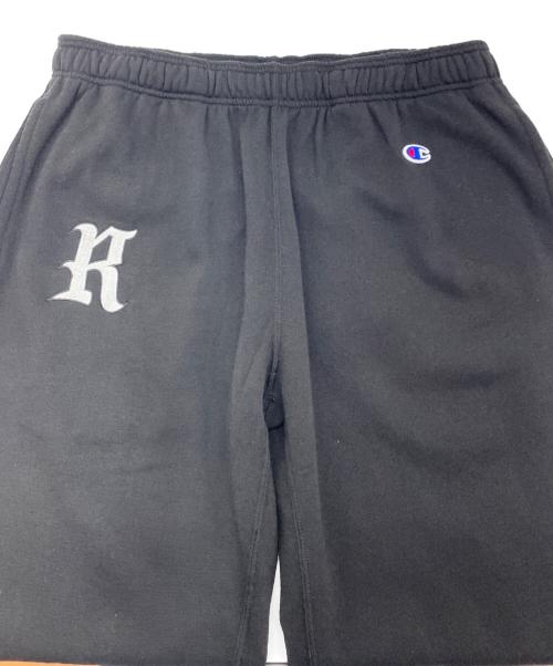 Champion（チャンピオン）Champion (チャンピオン) Ron Herman (ロンハーマン) Rロゴ スウェットパンツ ブラック サイズ:Sの古着・服飾アイテム