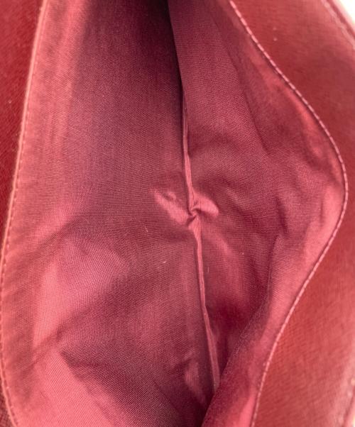 BURBERRY（バーバリー）BURBERRY (バーバリー) ノバチェック　ベージュ×レッド　ハンドバッグ　キャンバス ベージュ×レッドの古着・服飾アイテム