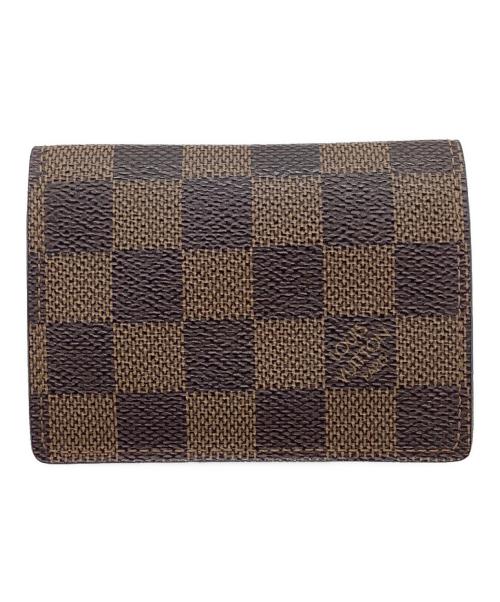 LOUIS VUITTON（ルイ ヴィトン）LOUIS VUITTON (ルイ ヴィトン) 名刺入れ ブラウンの古着・服飾アイテム