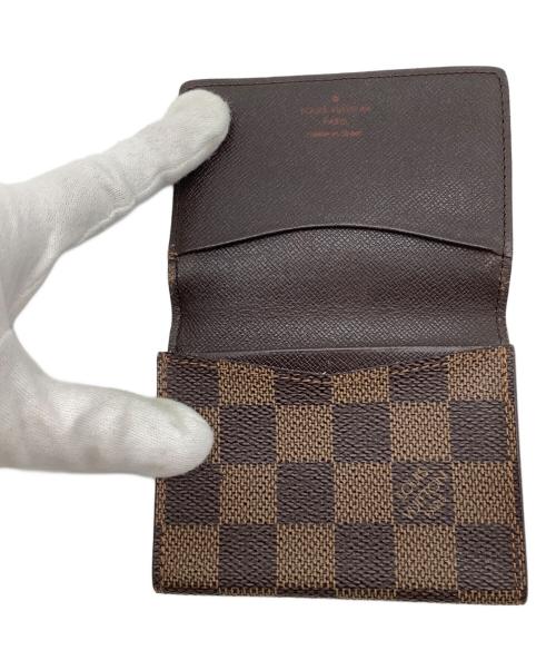 LOUIS VUITTON（ルイ ヴィトン）LOUIS VUITTON (ルイ ヴィトン) 名刺入れ ブラウンの古着・服飾アイテム