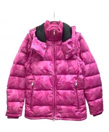MARK&LONA（マークアンドロナ）の古着「ゴルフ Gaze Detachable Down Jacket 3WAYダウンジャケット 」｜ピンク