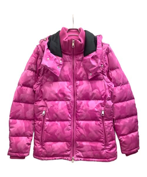 MARK&LONA（マークアンドロナ）MARK&LONA (マークアンドロナ) ゴルフ Gaze Detachable Down Jacket 3WAYダウンジャケット  ピンク サイズ:48の古着・服飾アイテム