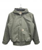 CarHarttカーハート）の古着「WASHED DUCK INSULATED ACTIVE JACKET」｜グリーン