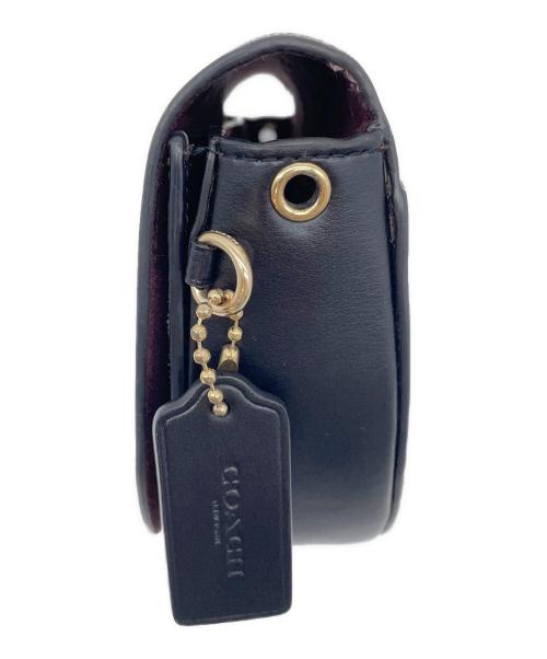 COACH（コーチ）COACH (コーチ) シグネチャー　ショルダーバッグ  ブラウン×ブラックの古着・服飾アイテム