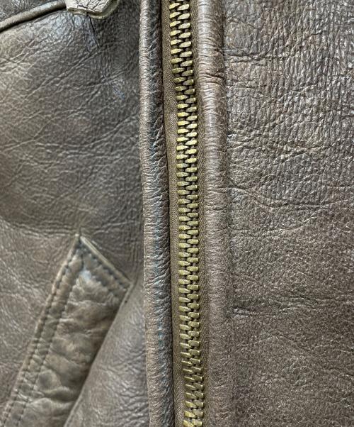 Golden Bear（ゴールデンベア）Golden Bear (ゴールデンベア) ムートンジャケット ブラウン サイズ:38の古着・服飾アイテム