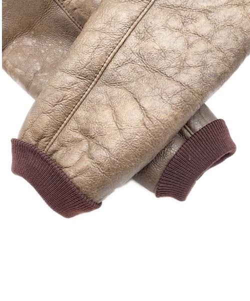 Golden Bear（ゴールデンベア）Golden Bear (ゴールデンベア) ムートンジャケット ブラウン サイズ:38の古着・服飾アイテム