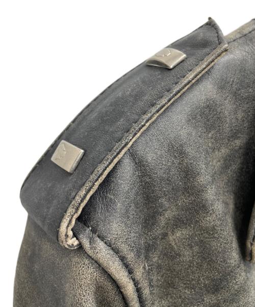 HARLEY-DAVIDSON（ハーレーダビッドソン）HARLEY-DAVIDSON (ハーレーダビッドソン) SCREAMIN EAGLE CLUB　ダブルライダースジャケット ブラック サイズ:44の古着・服飾アイテム