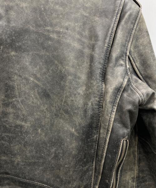 HARLEY-DAVIDSON（ハーレーダビッドソン）HARLEY-DAVIDSON (ハーレーダビッドソン) SCREAMIN EAGLE CLUB　ダブルライダースジャケット ブラック サイズ:44の古着・服飾アイテム