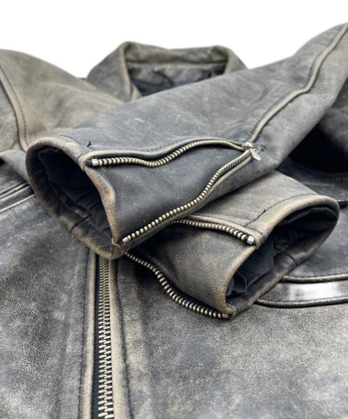 HARLEY-DAVIDSON（ハーレーダビッドソン）HARLEY-DAVIDSON (ハーレーダビッドソン) SCREAMIN EAGLE CLUB　ダブルライダースジャケット ブラック サイズ:44の古着・服飾アイテム