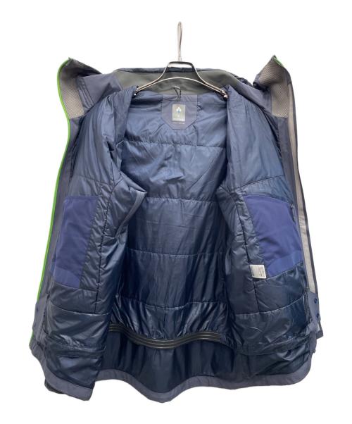 mont-bell（モンベル）mont-bell (モンベル) ストームパーカ ネイビー×グリーン サイズ:Lの古着・服飾アイテム