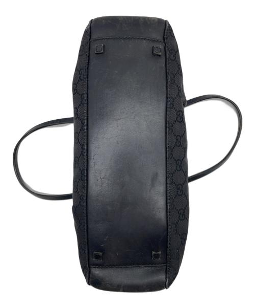GUCCI（グッチ）GUCCI (グッチ)  GG キャンバス ポーチ付きトートバッグ ブラックの古着・服飾アイテム