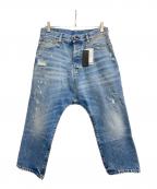 R13アールサーティン）の古着「TAILORED DROP DENIM」｜ブルー