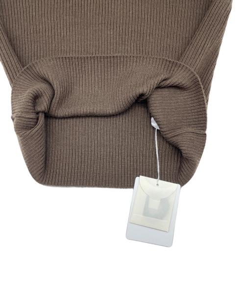 SLOANE（スローン）SLOANE (スローン) 14Gリブ エクストラファインメリノウール タートルネック ブラウン サイズ:1の古着・服飾アイテム