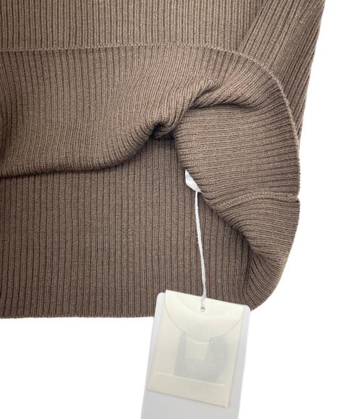 SLOANE（スローン）SLOANE (スローン) 14Gリブ エクストラファインメリノウール タートルネック ブラウン サイズ:1の古着・服飾アイテム