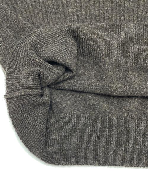 SLOANE（スローン）SLOANE (スローン) 12G天竺 カシミヤクルーネック ブラウン サイズ:4の古着・服飾アイテム
