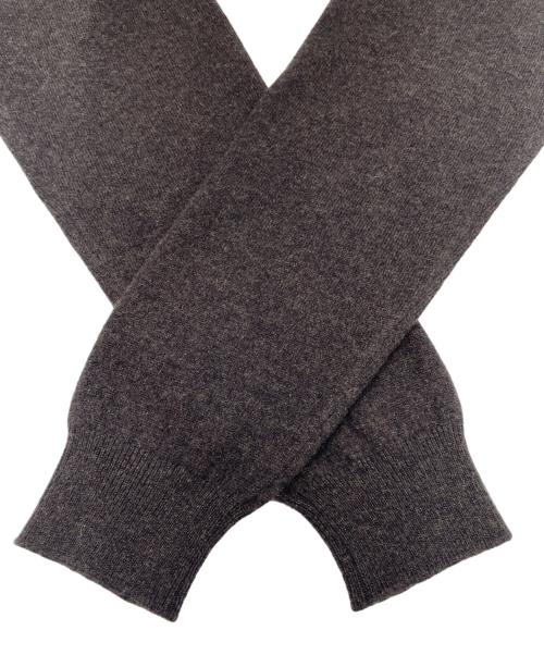 SLOANE（スローン）SLOANE (スローン) 12G天竺 カシミヤクルーネック ブラウン サイズ:4の古着・服飾アイテム