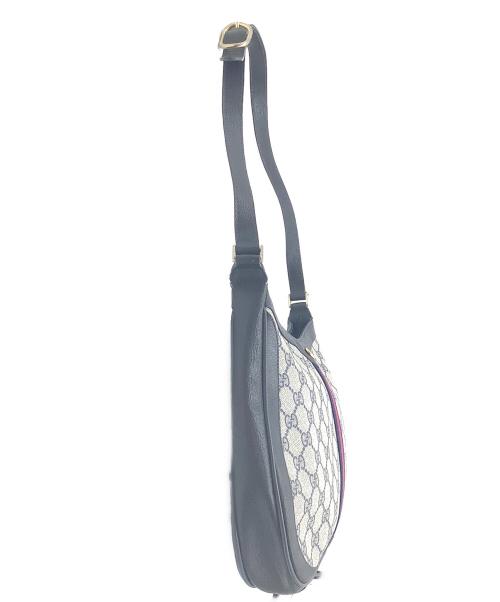 GUCCI（グッチ）GUCCI (グッチ) ワンショルダーバッグ ホワイト×ブラックの古着・服飾アイテム