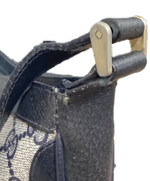 GUCCI（グッチ）GUCCI (グッチ) ワンショルダーバッグ ホワイト×ブラックの古着・服飾アイテム