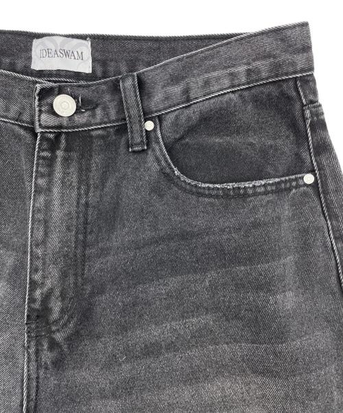 ideaswam（イデアスワム）ideaswam (イデアスワム) OUROBOROS WASHED DENIM ブラック サイズ:Lの古着・服飾アイテム