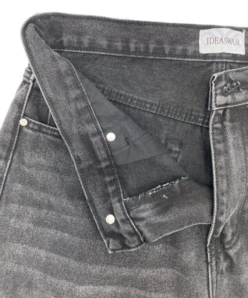 ideaswam（イデアスワム）ideaswam (イデアスワム) OUROBOROS WASHED DENIM ブラック サイズ:Lの古着・服飾アイテム